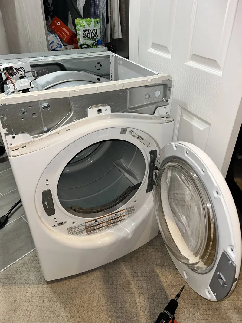 Dryer repair job by Quick Repair Co