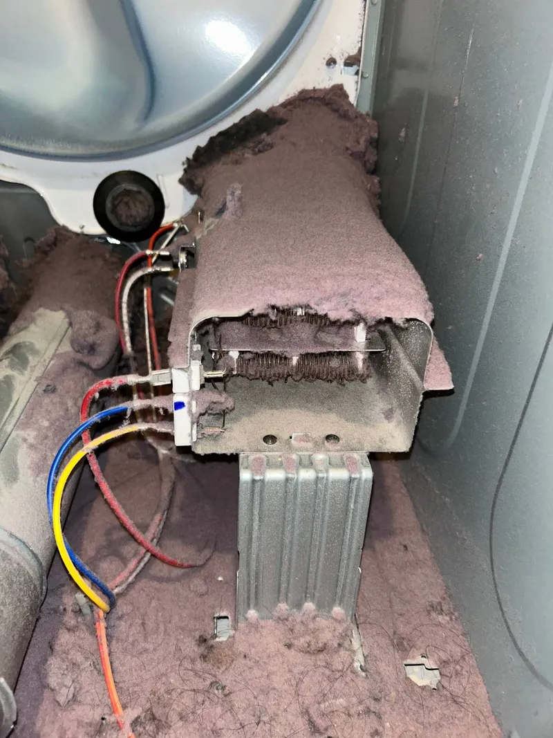 Dryer repair job by Quick Repair Co