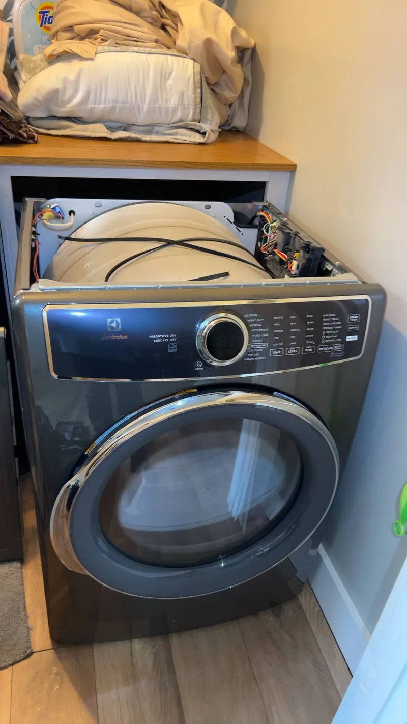 Dryer repair job by Quick Repair Co
