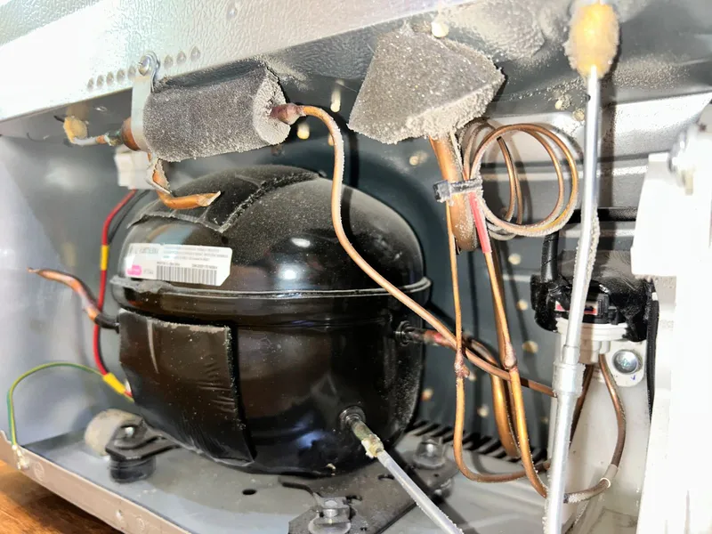 Refrigerator repair job by Quick Repair Co